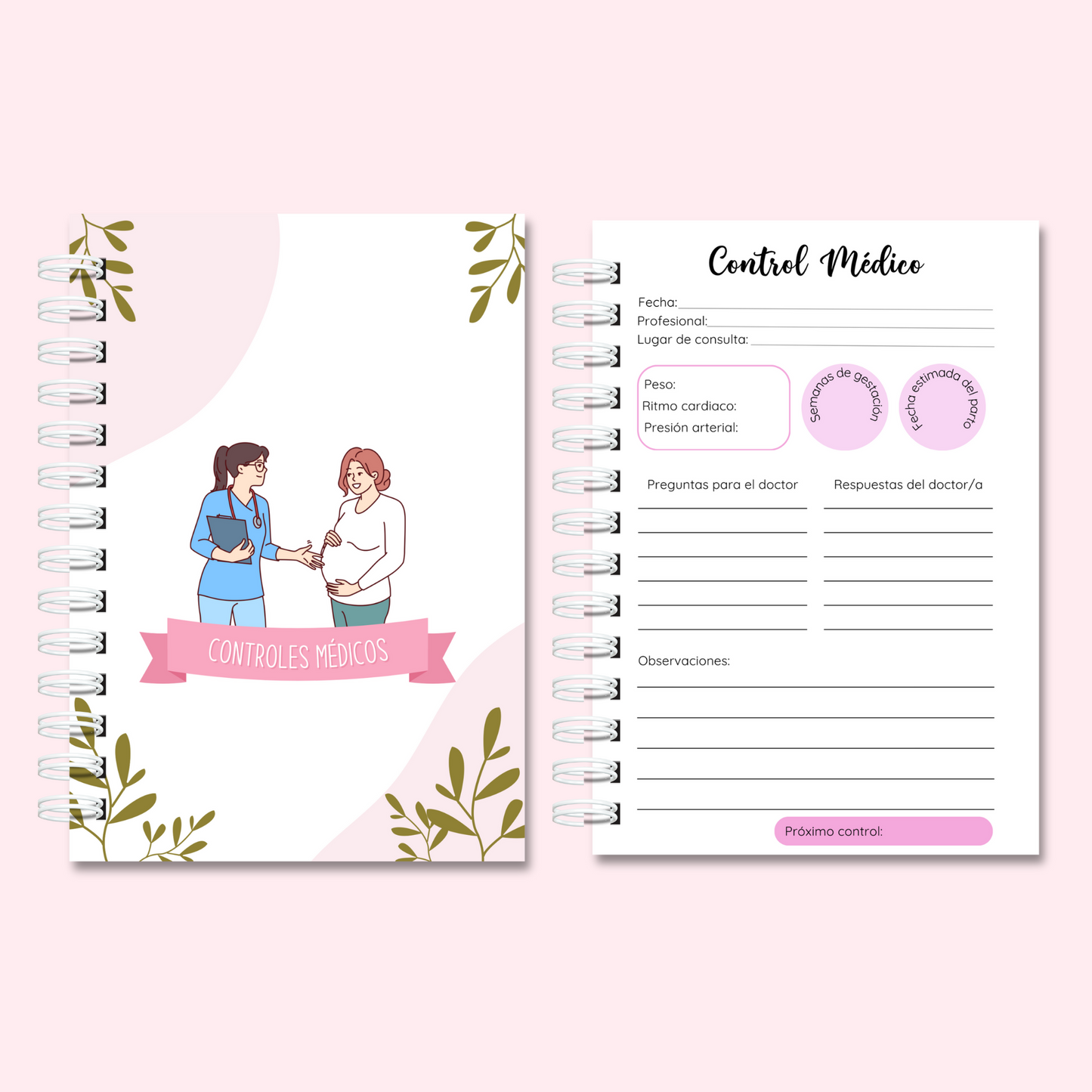 Planner/ diario de embarazo