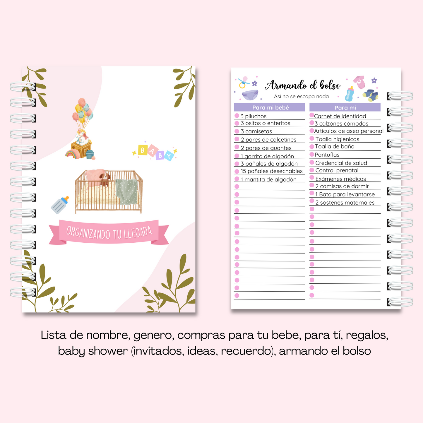 Planner/ diario de embarazo