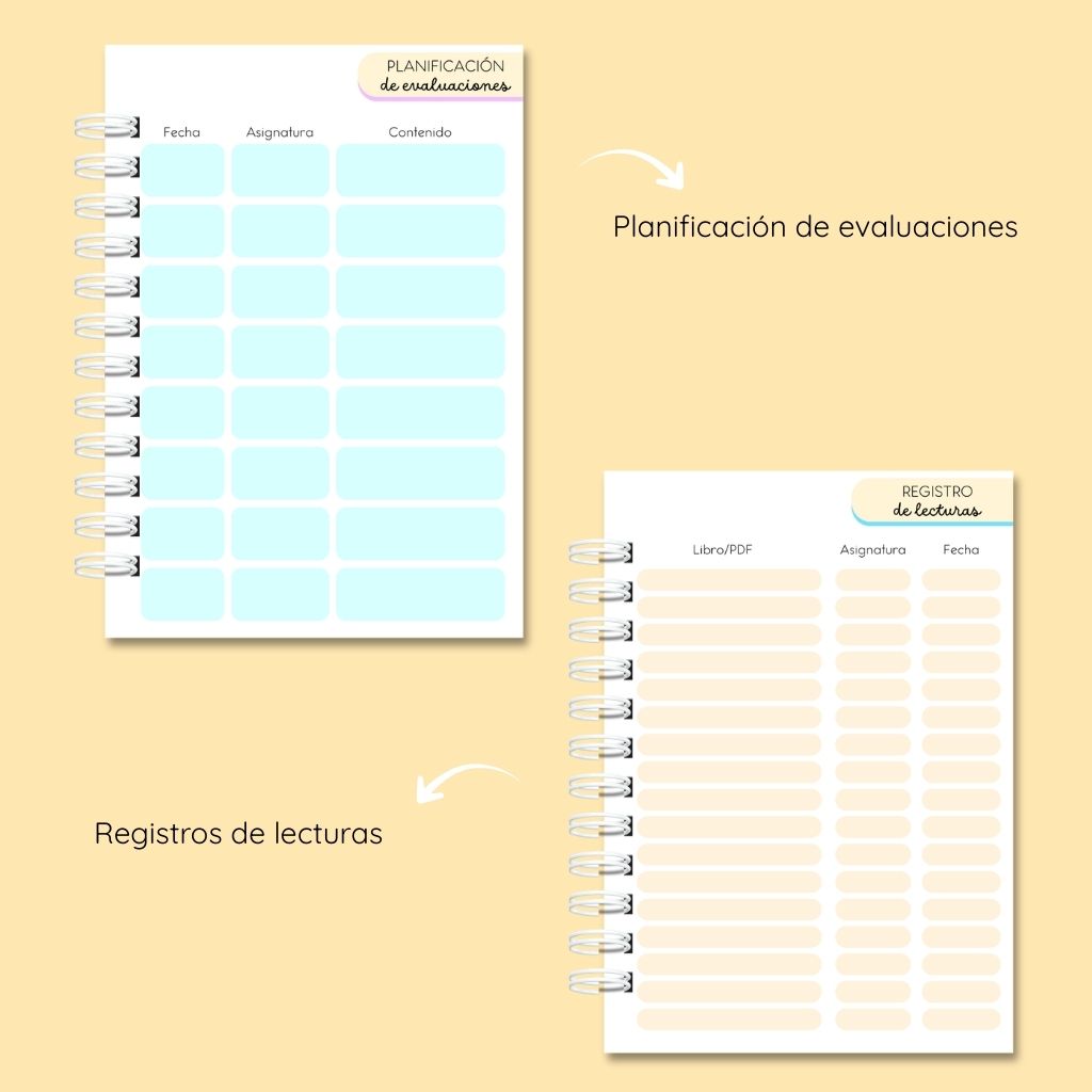 Planner universitario