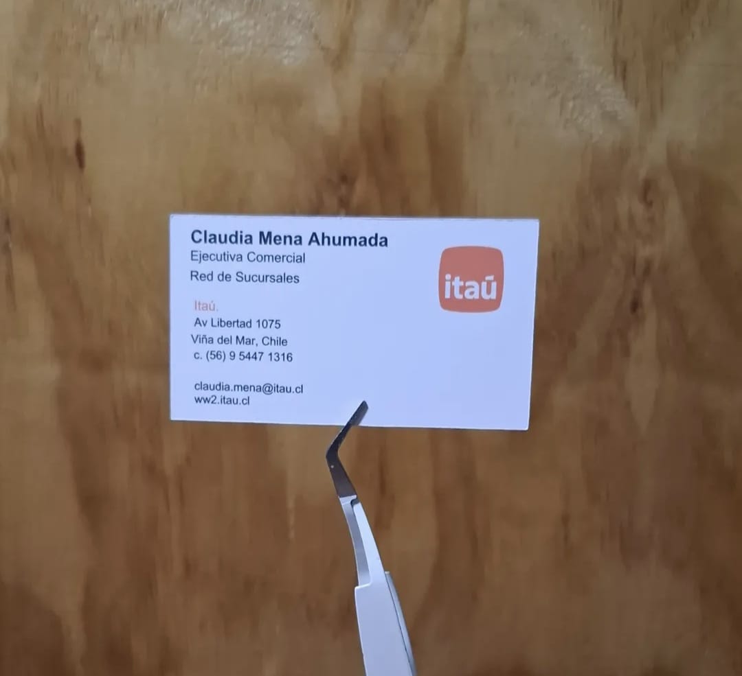 Tarjetas de presentación una sola cara